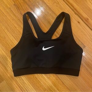 Nike black sports bra S